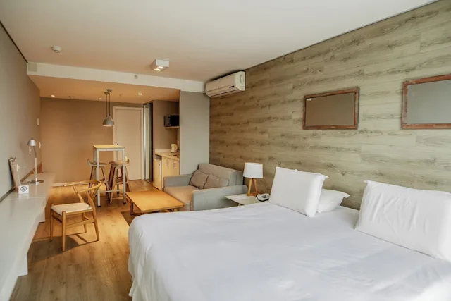 غرفة ديلوكس بسريرين منفصلين مع أريكة، Smart Hotel Montevideo 2/10