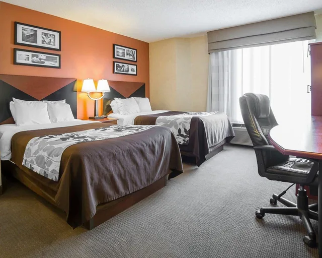 غرفة قياسية بسريرين مزدوجين، Sleep Inn Billings, MT 4/10