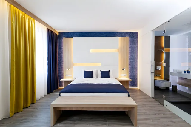 غرفة ديلوكس بسرير مزدوج، Kvihotel Budapest 3/7