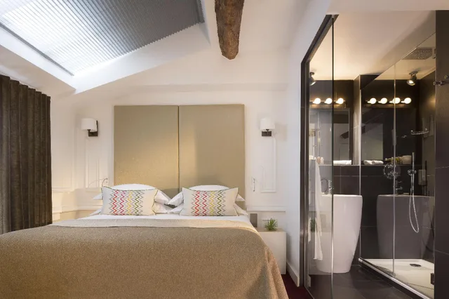 غرفة كلوب بسرير كوين، Hotel Moliere 1/1