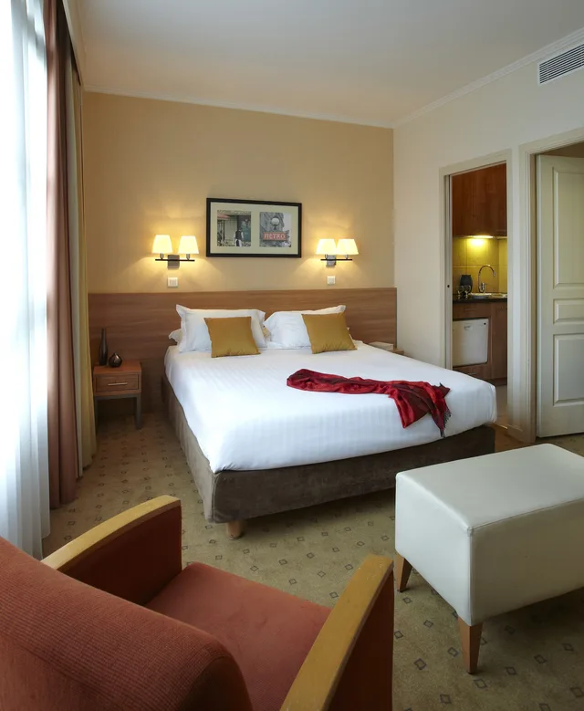 استوديو ديلوكس بسرير مزدوج، Citadines Saint Germain Des Pres Paris 4/10