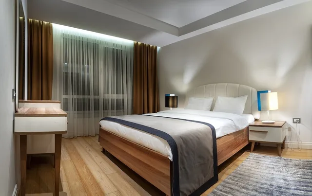 شقة ديلوكس بسرير مزدوج مع أريكة، Armoni Residence 4/10