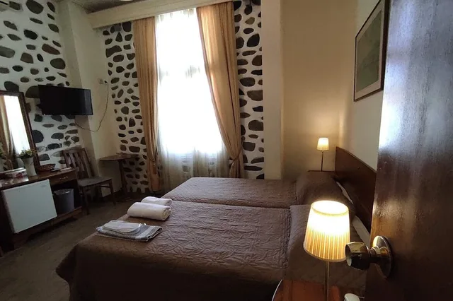 غرفة بسريرين منفصلين بإطلالة على المدينة، Porto Lesvos 3/4