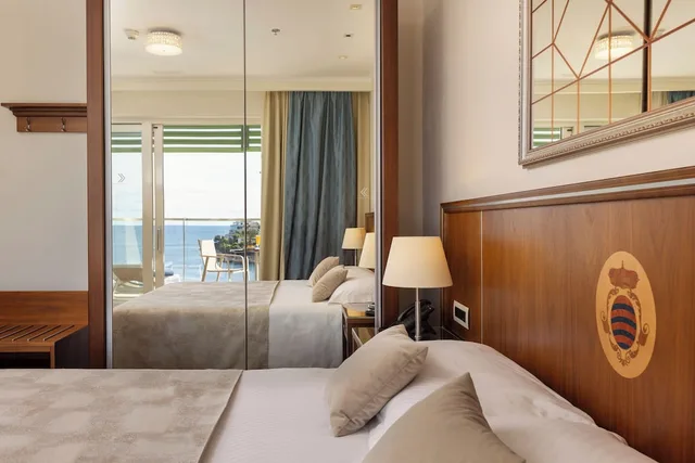 غرفة كلاسيكية بسرير مزدوج بإطلالة على البحر بشرفة، Hotel More Dubrovnik - Adults Only 8/10