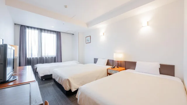 غرفة سوبيريور بسرير نصف مزدوج وسريرين منفصلين للمدخنين، Hotel Hakodate Royal 1/1