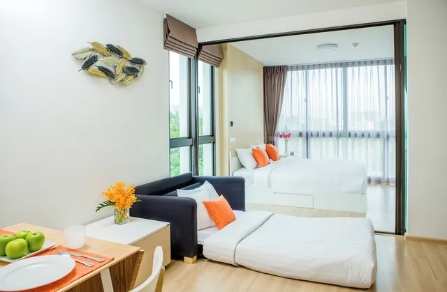 غرفة ديلوكس ثلاثية بسرير كوين وسرير فردي، Connext Residence 3/10