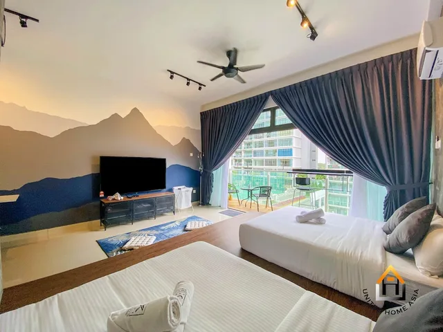 Family, Studio, 2 Queen Beds, Palazio Serviced Apartment 5/9