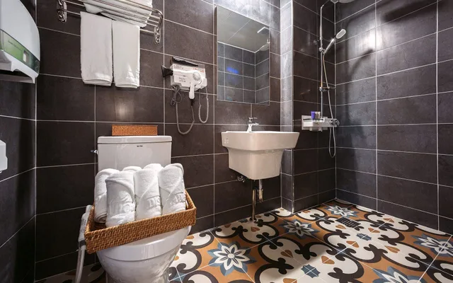 غرفة بسرير مزدوج، Yeosu Paradise Spa Pension 2/3