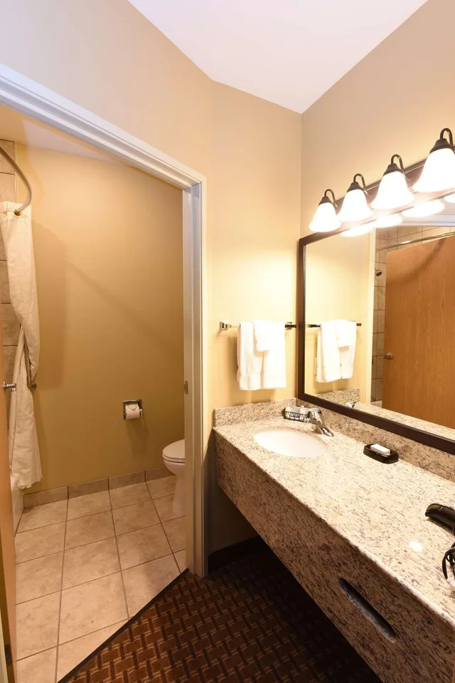 غرفة بسرير كينج بحوض استحمام لذوي الإعاقة، Best Western Plus Vintage Valley Inn 6/6