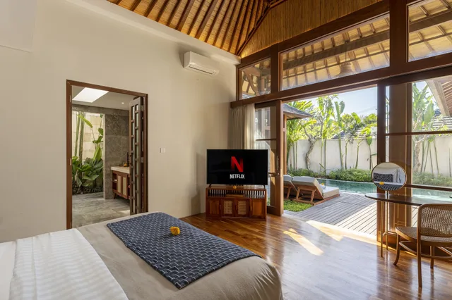 فيلا ملكية بسرير كينج بغرفتي نوم بمسبح خاص بجاكوزي، Asvara Villa Ubud by Ini Vie Hospitality 5/10