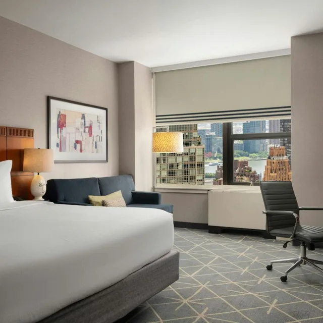 غرفة ديلوكس كبيرة بسرير كينج مع أريكة لذوي الإعاقة، Courtyard New York Manhattan/Midtown East 5/10