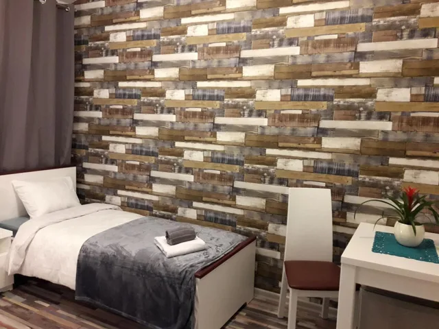 غرفة بسريرين منفصلين بحوض استحمام، Cracow Central Aparthotel 2/6