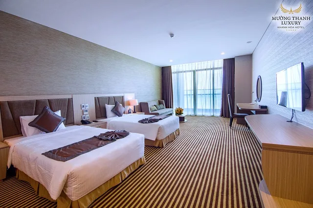 غرفة ديلوكس ثلاثية بإطلالة على البحر، Muong Thanh Luxury Khanh Hoa Hotel 4/9