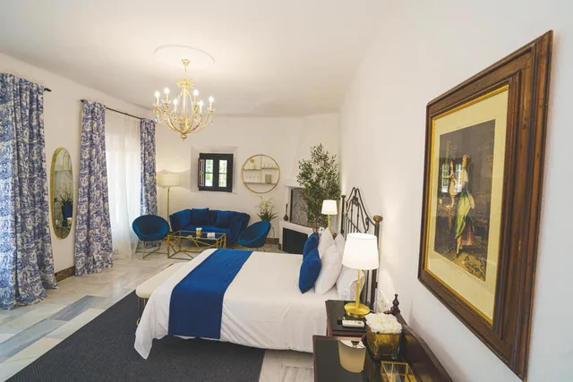 غرفة ديلوكس بسرير مزدوج بشرفة، Hotel Boutique Palacio De La Duquesa 6/10