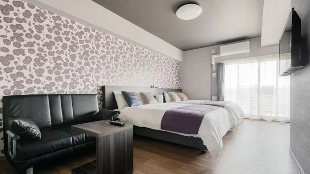 Deluxe, 2 Double Beds, Sofa, Bon Condominium Namba Ebisu 1/10