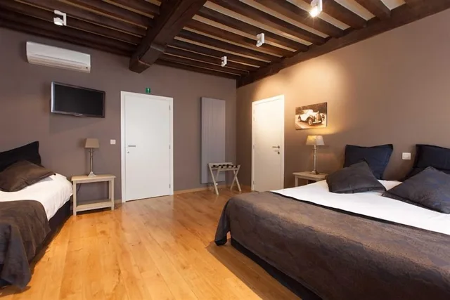 غرفة ثلاثية بسرير مزدوج وسرير فردي، Boterhuis Hotel 2/3