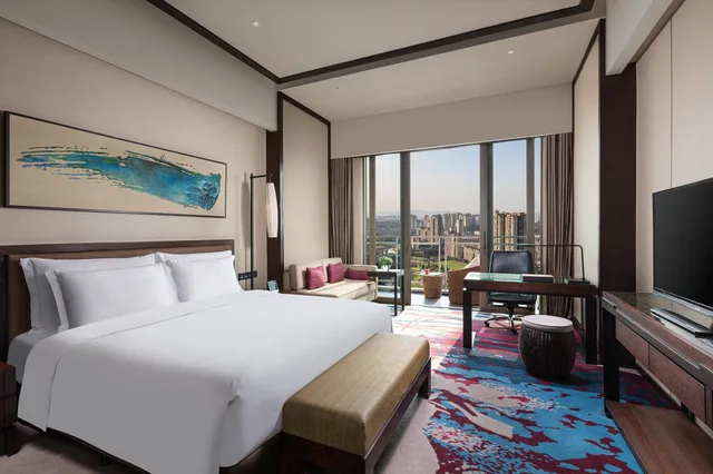 غرفة بريميوم بسرير مزدوج، CROWNE PLAZA CHONGQING NEW NORTH ZONE 2/4