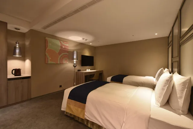 غرفة قياسية بسريرين منفصلين لذوي الإعاقة، Green World Hotels Zhongxiao Taipei 1/2