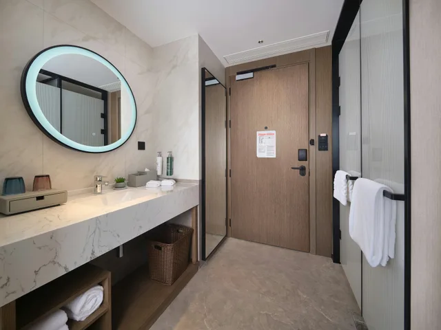 غرفة سوبيريور بسريرين منفصلين، Hilton Garden Inn Ji'nan High-Tech Zone 4/4