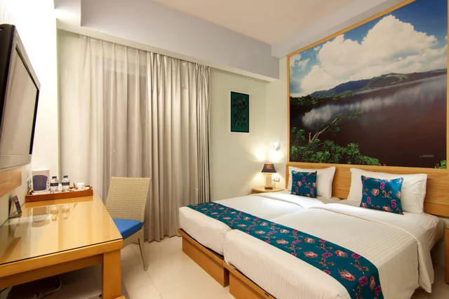 غرفة بريميوم بسرير مزدوج بشرفة، Rhadana Hotel 3/10