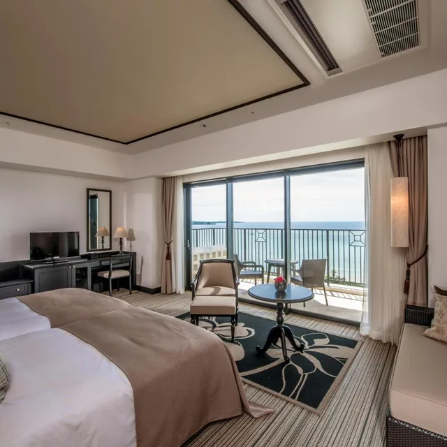 Hollywood, Spa, Club, Premium, Superior, Twin Beds, Sea View, Lounge Access، Hotel Monterey Okinawa Spa & Resort 3/8