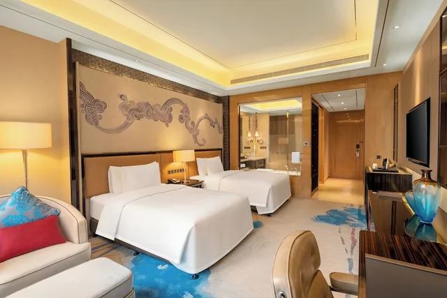 غرفة ديلوكس بسريرين منفصلين، Wanda Vista Dongguan 4/6