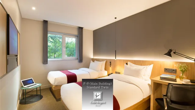 غرفة قياسية بسريرين منفصلين في المبنى الرئيسي، Eldis Regent Hotel 1/5