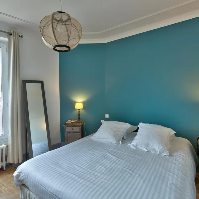 غرفة بسرير مزدوج بإطلالة على المدينة، Hotel Le Rayon Vert 5/10