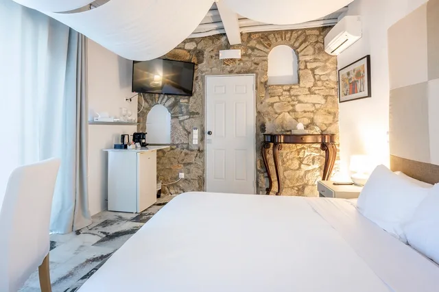 غرفة سوبيريور بسرير مزدوج أو سريرين منفصلين بإطلالة على البحر، Smy Mykonos Suites Villas 6/8