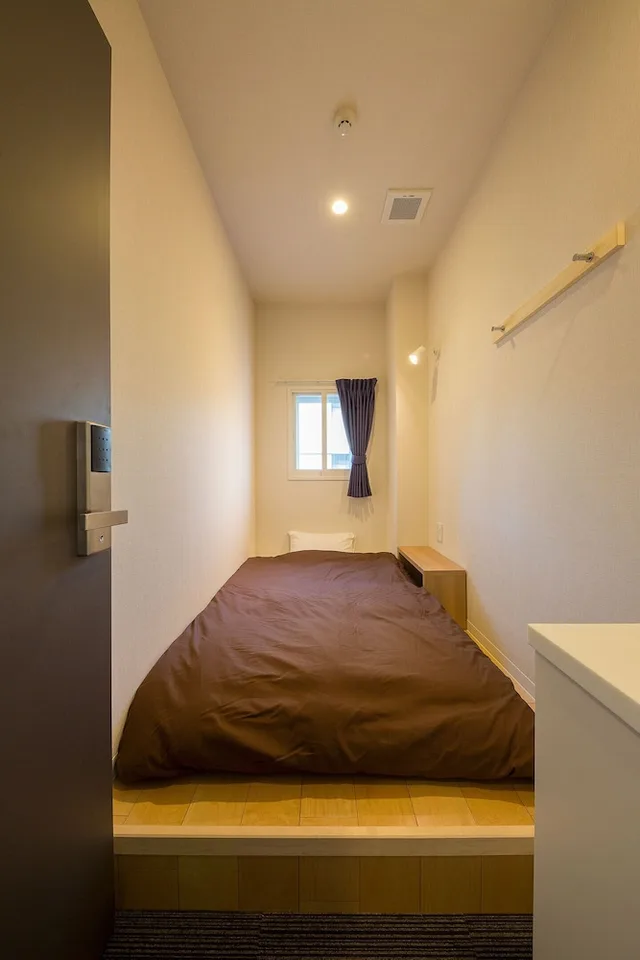 غرفة مفردة بسرير فردي بحمام مشترك، Hotel Plus Hostel SAPPORO 1/2
