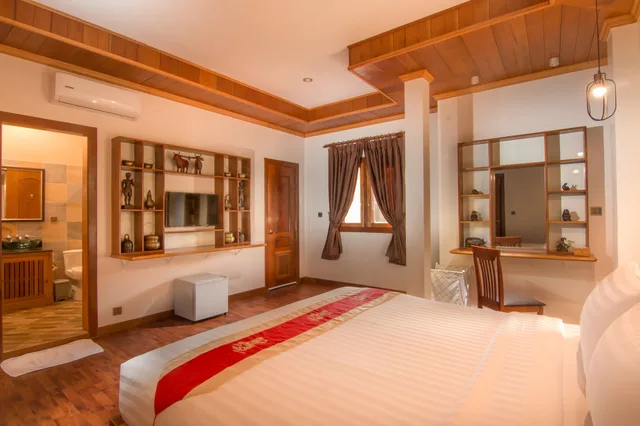 جناح عائلي بسرير كينج وسريرين منفصلين بغرفتي نوم، Bb Angkor Residence 4/10