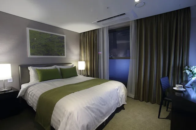 غرفة ديلوكس بسرير مزدوج، Hotel Aventree Busan 1/3
