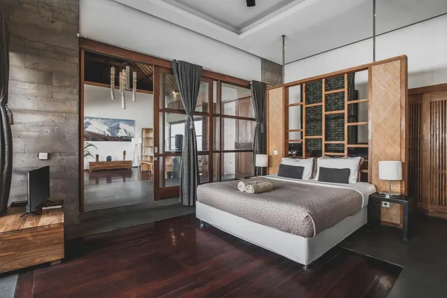 فيلا بإطلالة على الحديقة، Luwak Ubud Villas 2/4