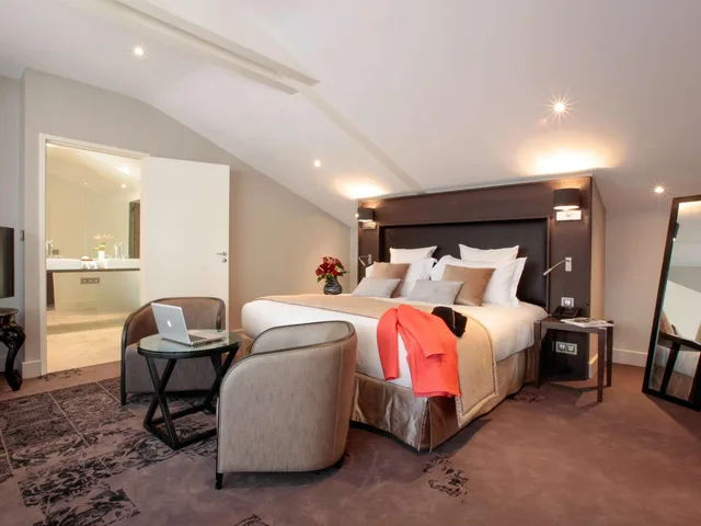 جناح ديلوكس بسرير مزدوج بشرفة، La Cour des Consuls Hotel & Spa Toulouse - MGallery Collection 2/4