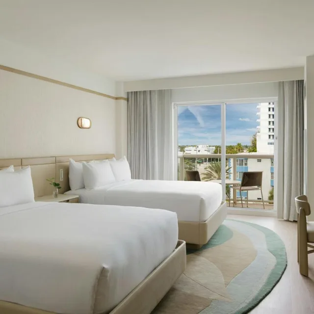 غرفة بسريرين كوين، Fort Lauderdale Marriott Pompano Beach Resort and Spa 12/15