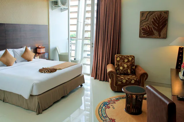 غرفة ديلوكس بسرير مزدوج، Crystal Lotus Hotel 3/6