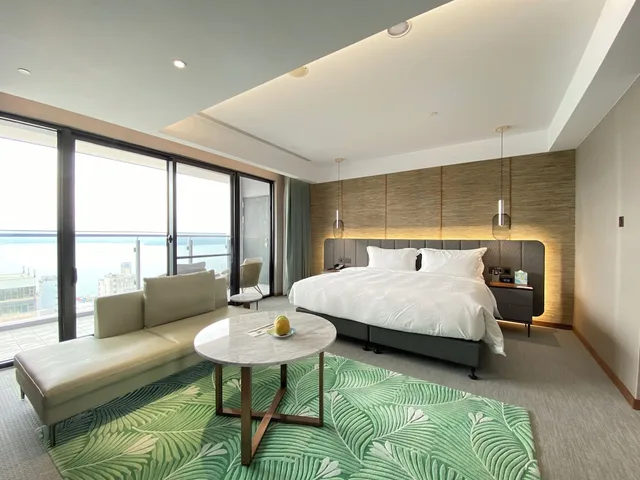 غرفة تنفيذية غراند بسرير كينج بإطلالة، Wyndham Sun Moon Lake 3/3