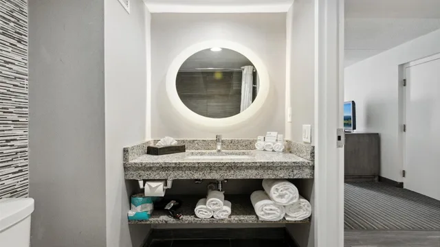 جناح بسرير كينج بمنطقة جلوس، Holiday Inn Express Williamsburg North 4/4
