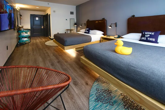 Room, 2 Queen Beds, Moxy New Orleans Downtown French Quarter Area 1/3