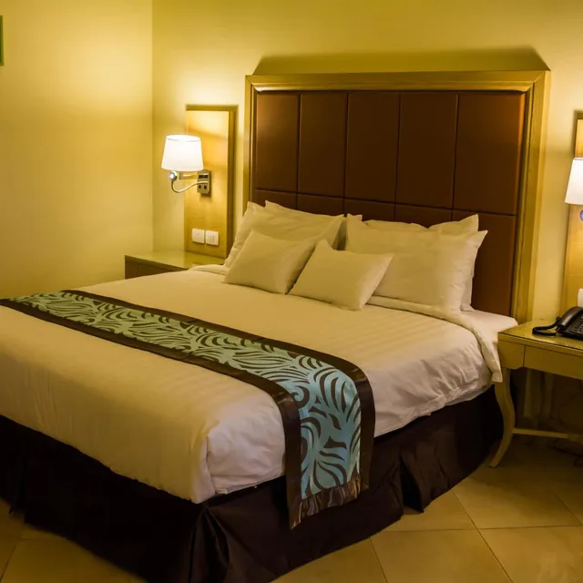 غرفة بسرير كينج بإطلالة على البحر، TOLIP TABA RESORT AND SPA 4/5