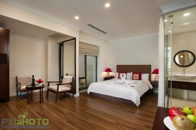 جناح سيغنتشر بسرير كوين، Au Coeur D Apos Hanoi Boutique Hotel 3/7