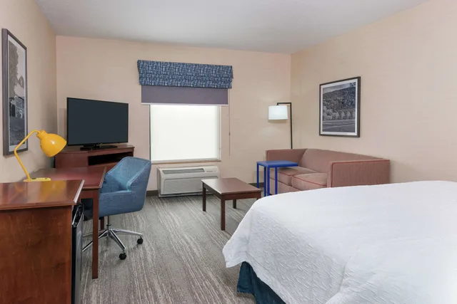 Room, King Bed, Sofa, Hampton Inn Springfield South Enfield 2/3