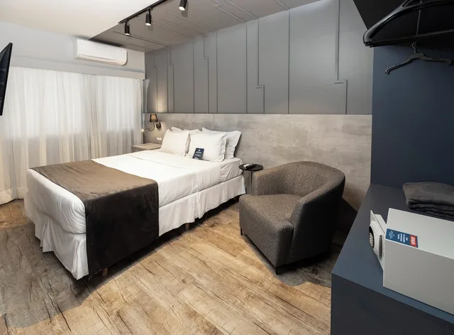 غرفة عائلية بسرير مزدوج، Sibara Flat Hotel And Convencoes 1/1