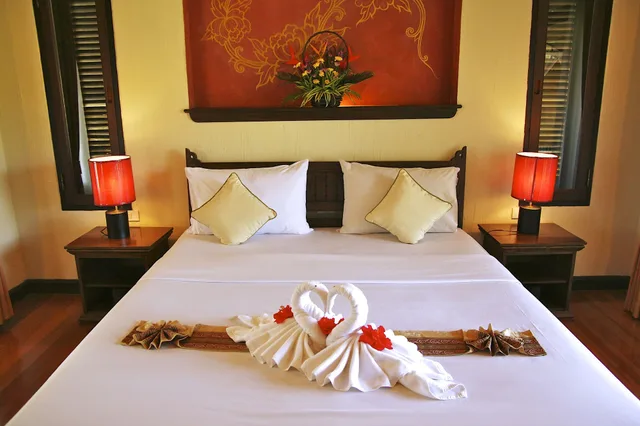 شاليه بسريرين منفصلين بإطلالة على الجبل، Pai Hotsprings Spa Resort 2/10