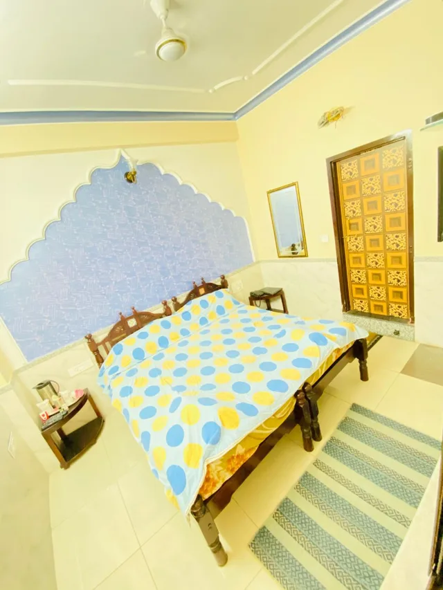 غرفة ديلوكس بسرير كوين، Hotel Moon Light Palace Jaipur 1/1