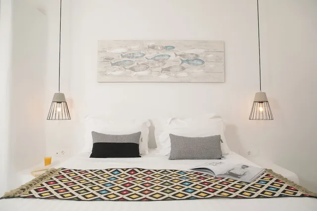 دوبلكس بسرير مزدوج وسريرين منفصلين مع أريكة بحوض جاكوزي، Irida Luxury Apartments 3/10