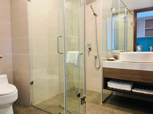 غرفة ديلوكس مزدوجة بسريرين منفصلين بإطلالة على الجبل، Sonaga Beach Resort & Villas Phu Quoc 5/5