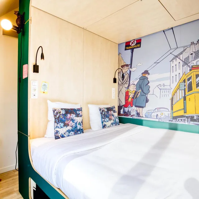 غرفة صغيرة مزدوجة، B&B Hotel Brussels Centre Louise 1/5