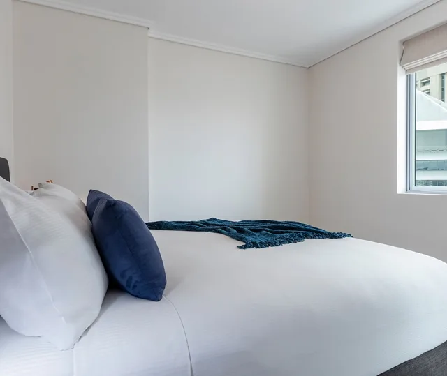 شقة بسريرين كوين بإطلالة على النهر بغرفتي نوم، Oaks Brisbane Casino Tower Suites 2/4