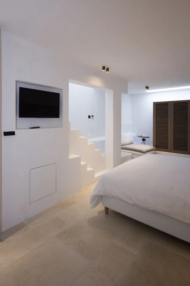 دوبلكس عائلي بسريرين كوين بإطلالة على البحر بجاكوزي، Mykonos Adonis Hotel 4/10